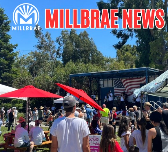 Millbrae News July 12, 2024 picture of Central Park Concert during July 4, Beats, Brews, and Vines