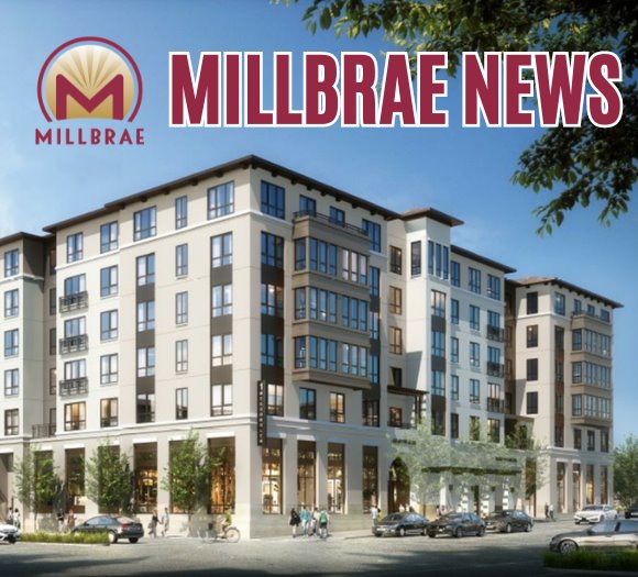 Millbrae News - Rendition of new building to be built at old Office Depot property in Millbrae