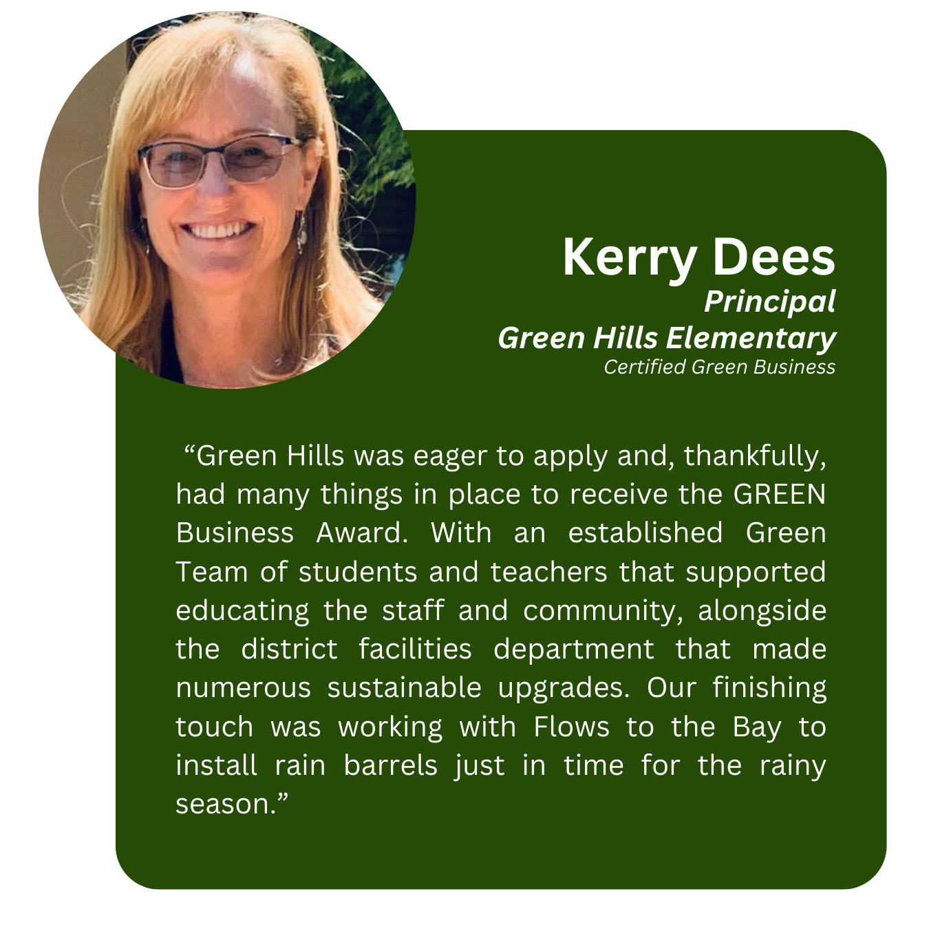 Green Hills Testimonial