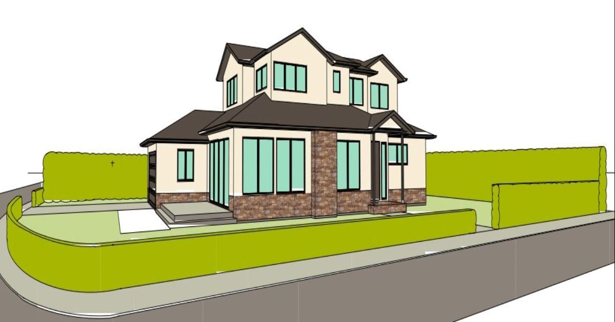 604 Santa Teresa Rendering - Landscaping