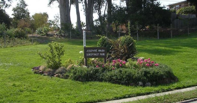 Josephine Waugh, Soroptomist Park Picnic Bench