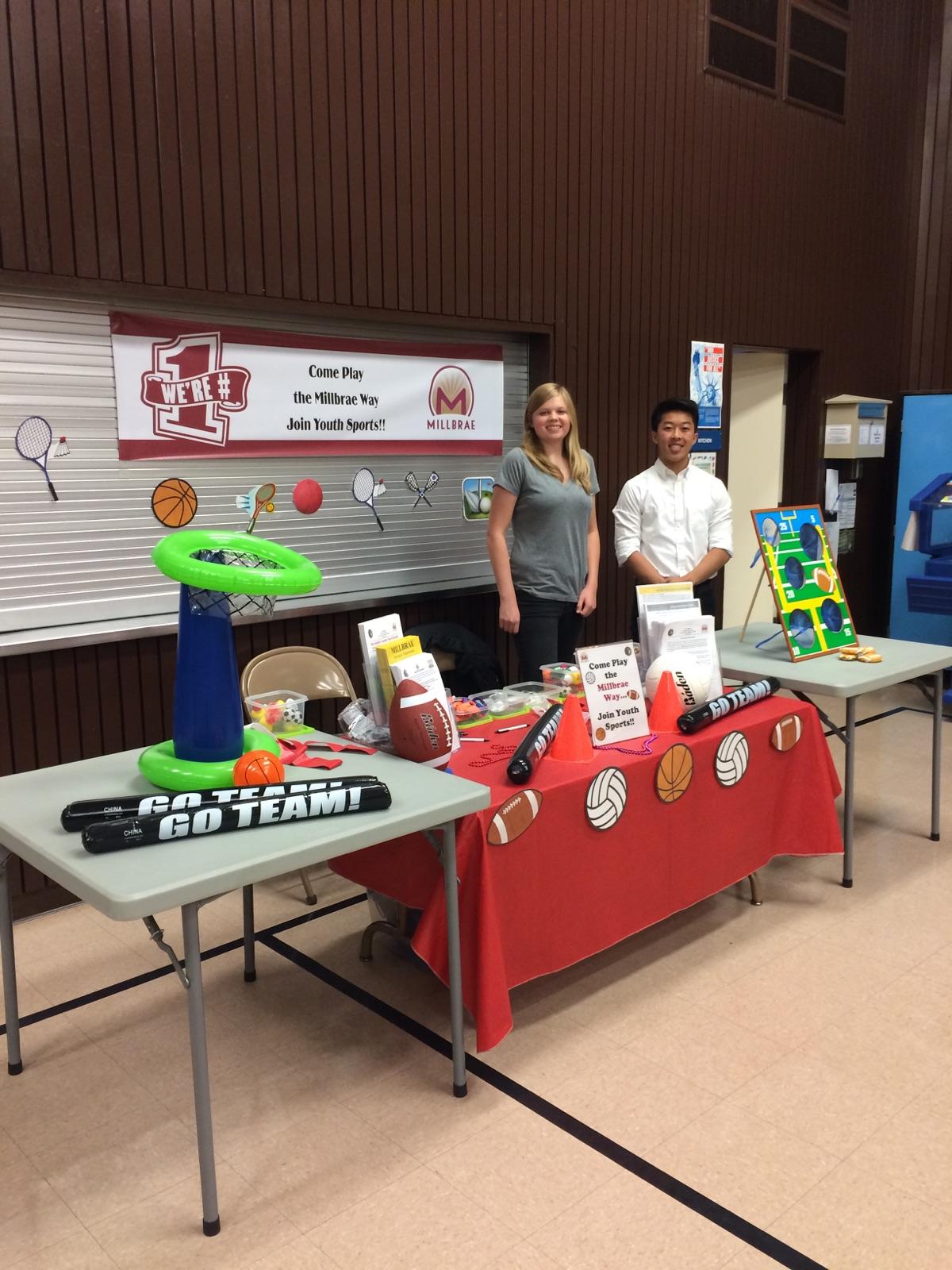 Staff recruit youth to participate in youth sports.