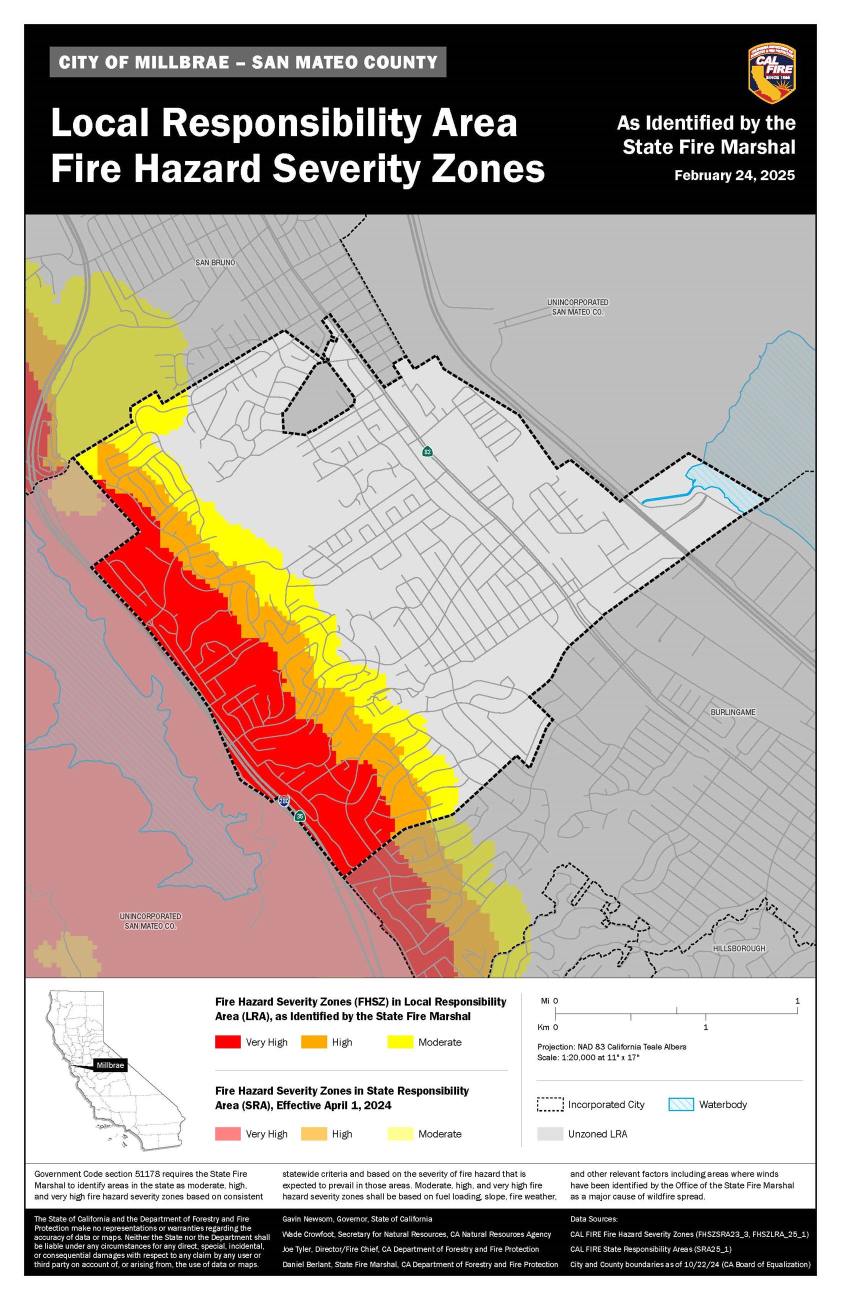Local Responsibility Area Fire Hazard Severity Zones